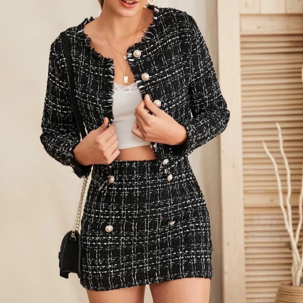 Blazer & Skirt Set